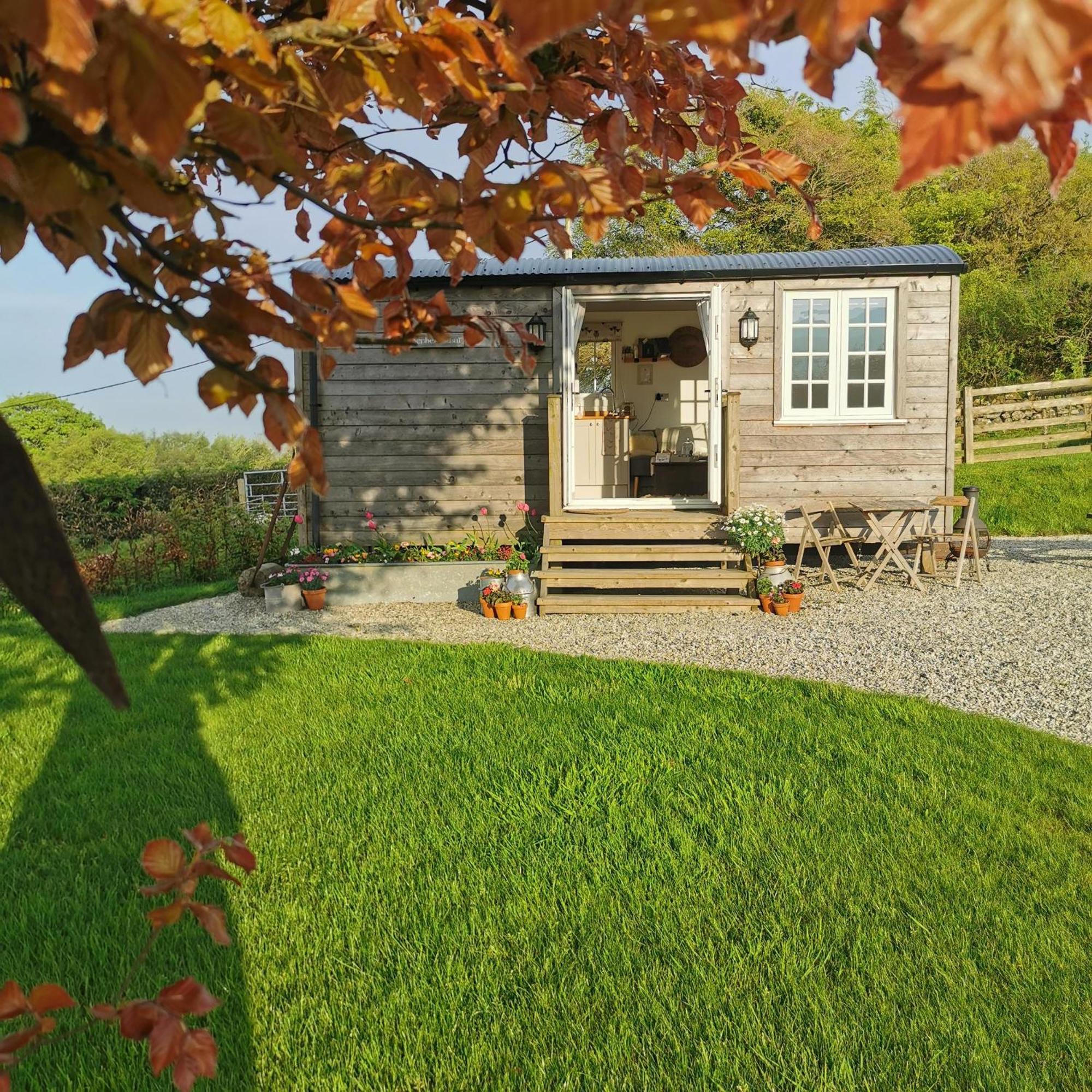 Elvan Farm Shepherd'S Hut Villa Exeter Eksteriør billede