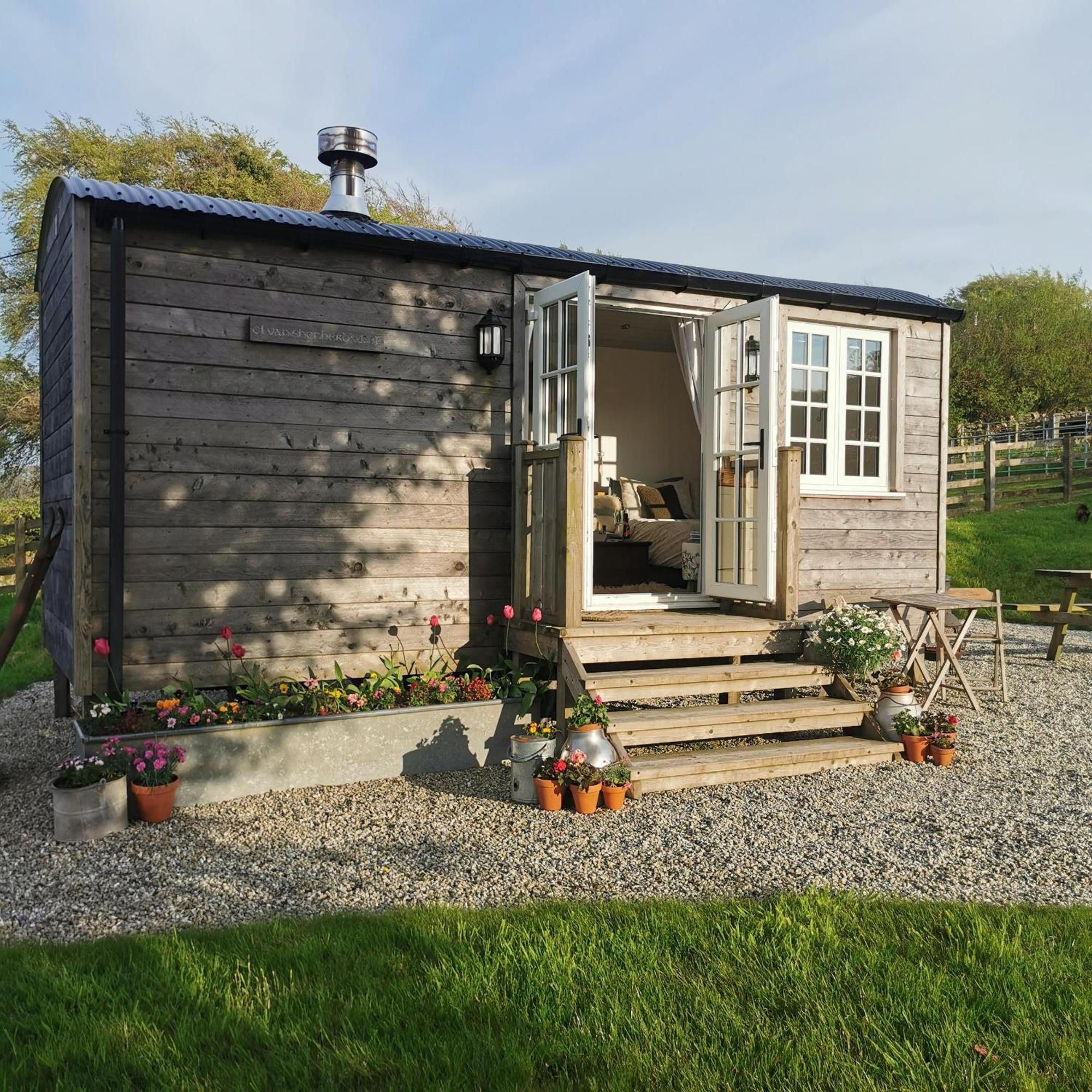 Elvan Farm Shepherd'S Hut Villa Exeter Eksteriør billede